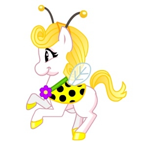 Golden Lady Bug Cutie Pony